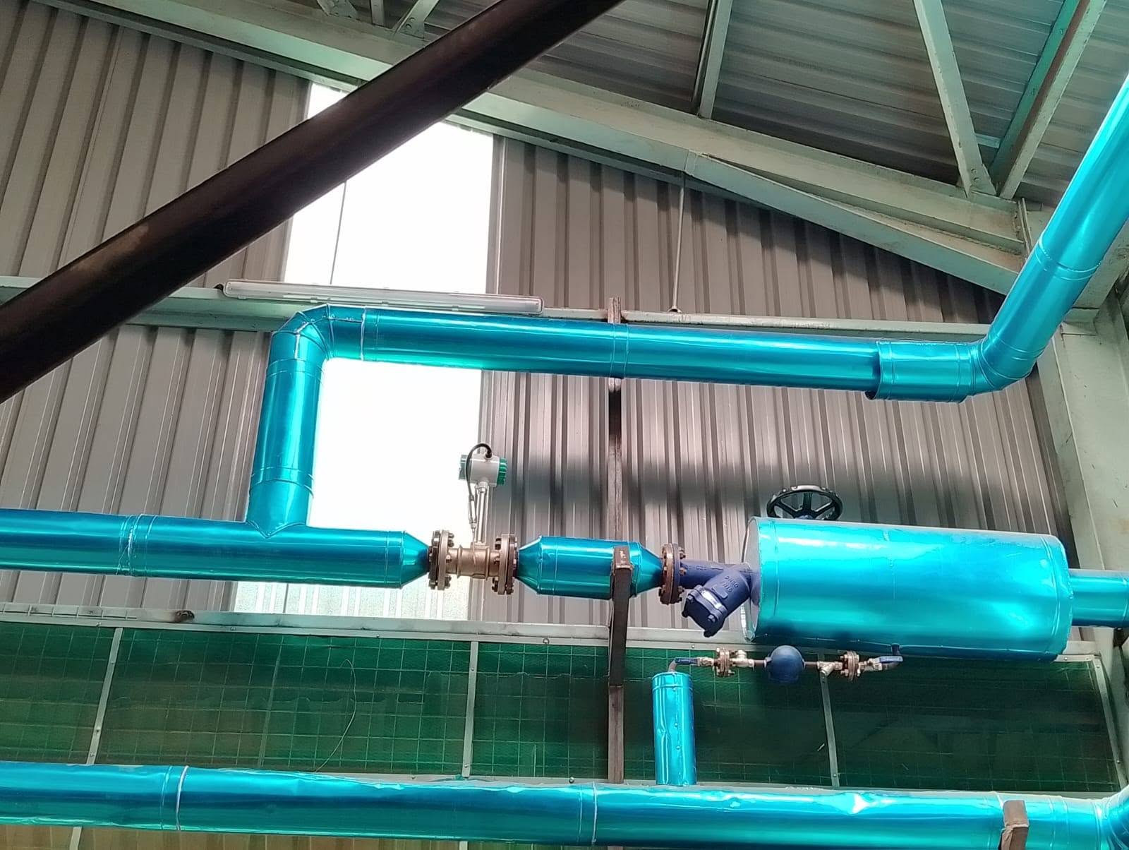 steam pipes insulation. industrial services in Kenya