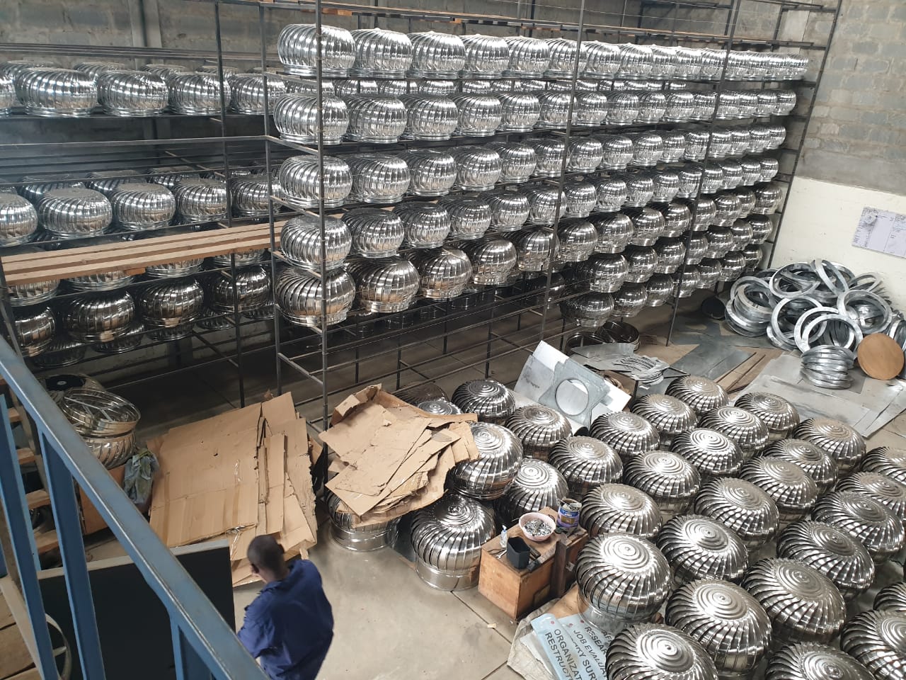 Roof turbine ventilators installation in kenya